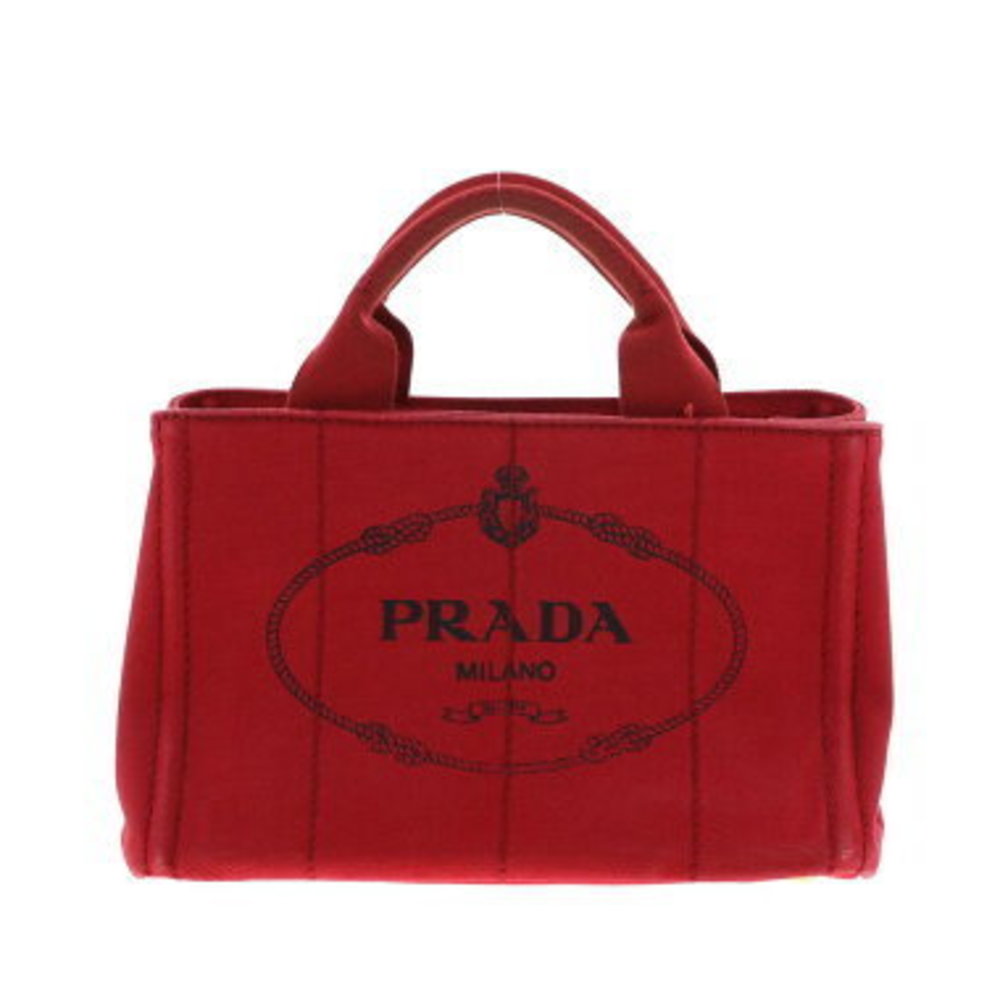 Prada Canvas Canapa Handbag